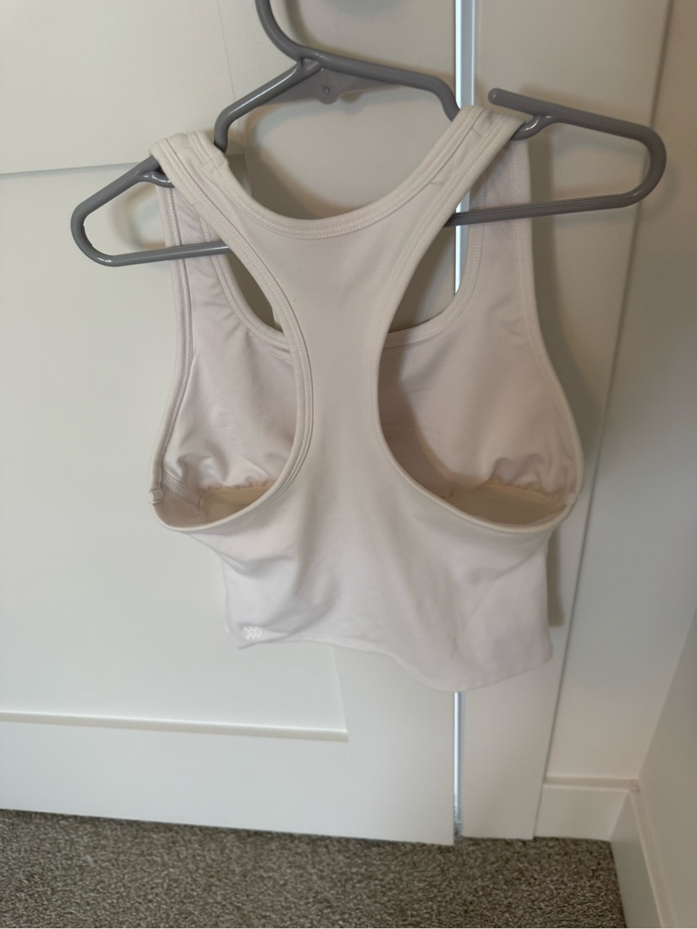 Everyday Racerback Tank Top - Cream - Picture 3 of 3
